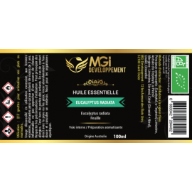 Huile essentielle d’Eucalyptus - Flacon verre de 100ml