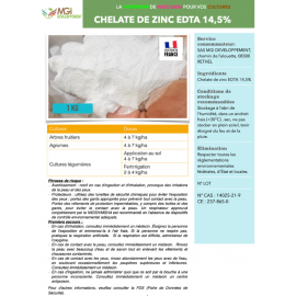 Chélate de Zinc EDTA 14,5 % - 1 kg