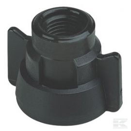 Ecrou baionnette (B.A.N.)-Filetage 1/4 "- Noir & Jts