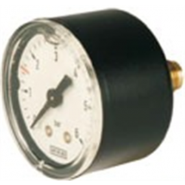 manomètre  linéaire 40 mm - 1/8"- fixation axial - 0-6 bar
