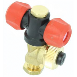 Porte Buse Pulvé Arag 2 sorties Laiton, M 1/4" plastique (viti & arbo)
